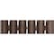 Ekena Millwork Premium 1 1/4" Barn Door Flat Track Extension Hardware for 2 1/4" Door, Copper Vein GB60015EXXCV - alternate 4